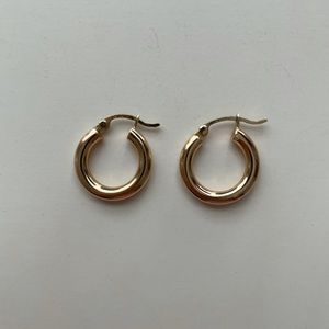 14k gold hoop earrings